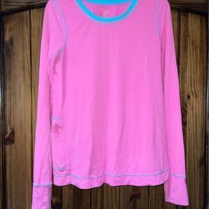 XS Women’s Lilly Pulitzer Pink Luxletic Long Sleeve Athletic Shirt